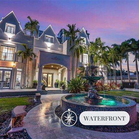 The Modern Castle Canal View Access Rooftop Living Greenhouse Vlllas Fort Lauderdale Eksteriør billede