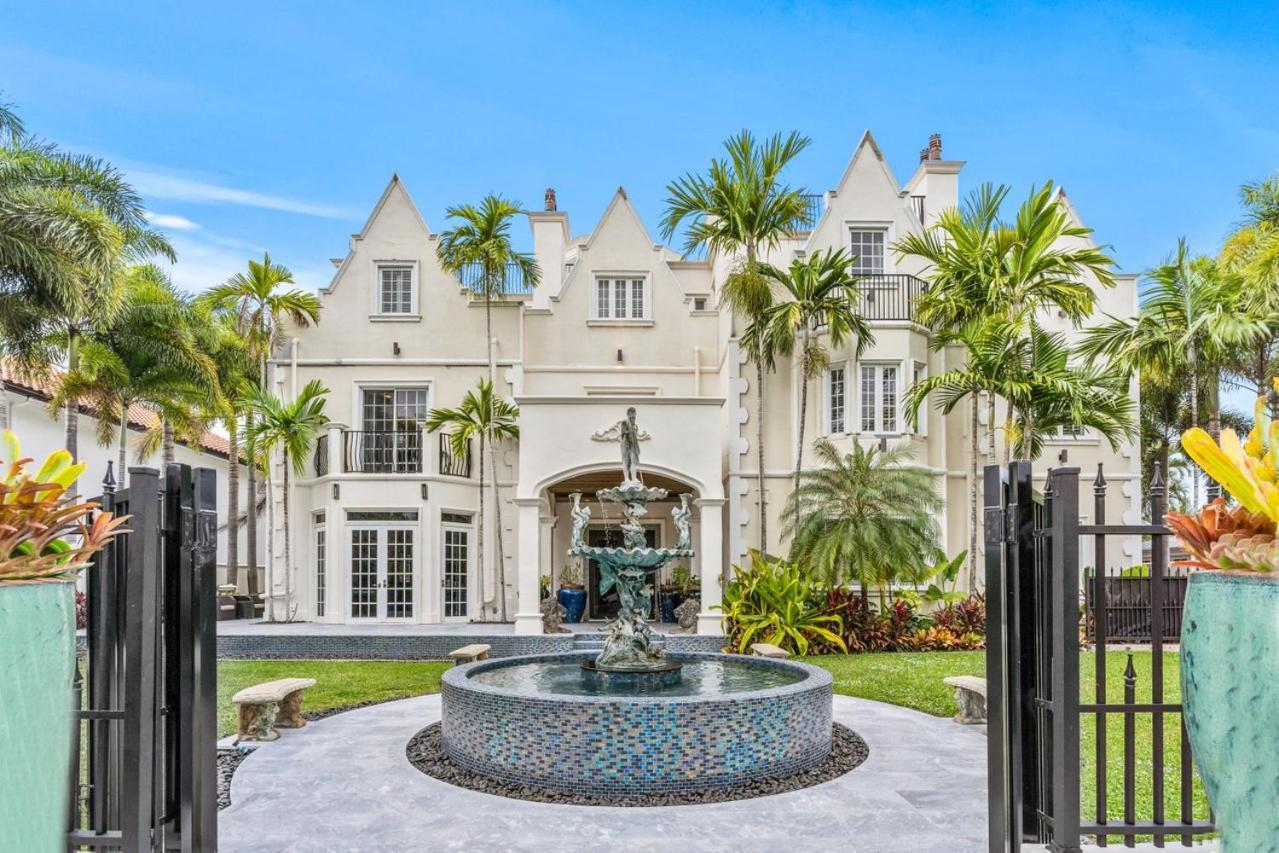 The Modern Castle Canal View Access Rooftop Living Greenhouse Vlllas Fort Lauderdale Eksteriør billede