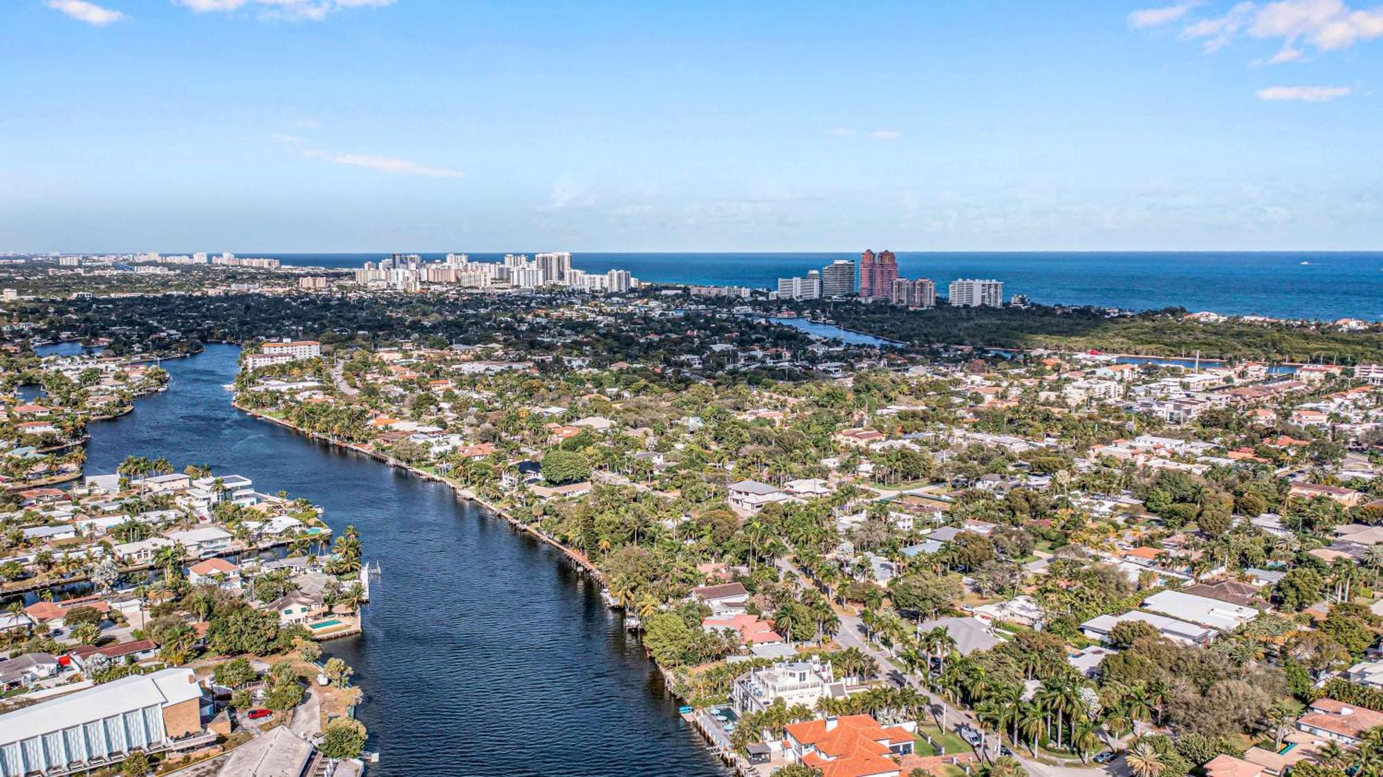 The Modern Castle Canal View Access Rooftop Living Greenhouse Vlllas Fort Lauderdale Eksteriør billede